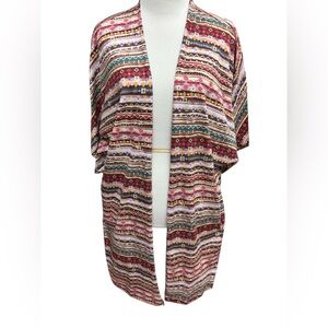 51. Aztec Pattern Open Front